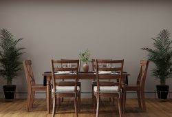Should the chairs be the color of the table?